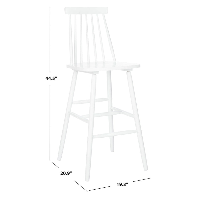 30-in. Spindle Farmhouse Bar Stools (Set of 2) - 19W x 21D x 45H
