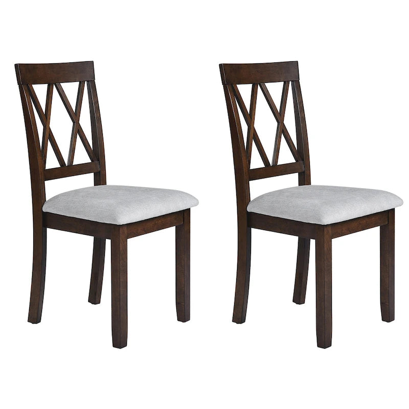 Dining Room Chairs Set of 2, Accent Diner Chairs Upholstered Fabric Side Stylish Kitchen Chairs