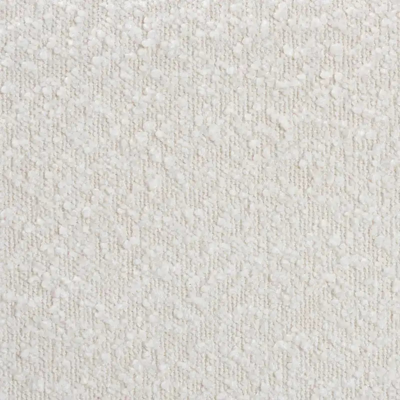 Boucle Dining Chair - Modern Upholstered Accent Armchair, Cream, Minimalist Design