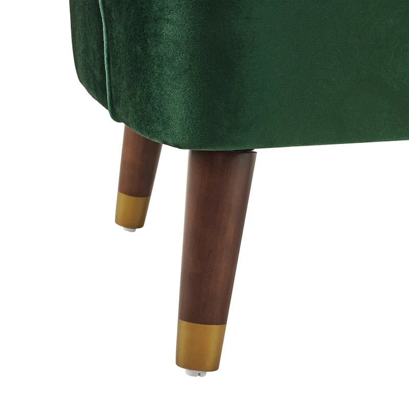 Modern 28.25 Upholstered Accent Chair With Sturdy Rubber Wood Legs for Living Room