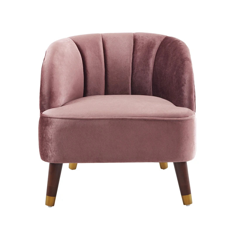 Modern 28.25 Upholstered Accent Chair With Sturdy Rubber Wood Legs for Living Room