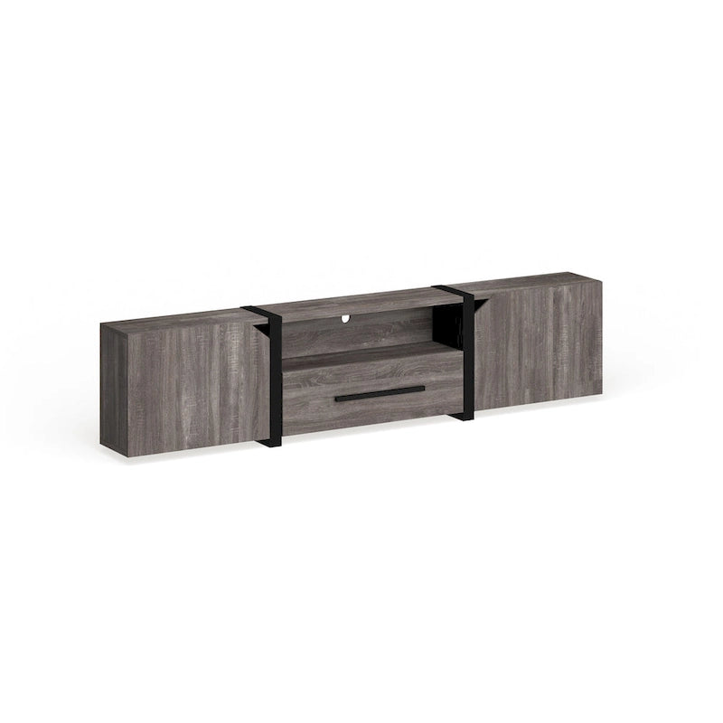 81-inch 5-Shelf Multi-functional Storage TV Console