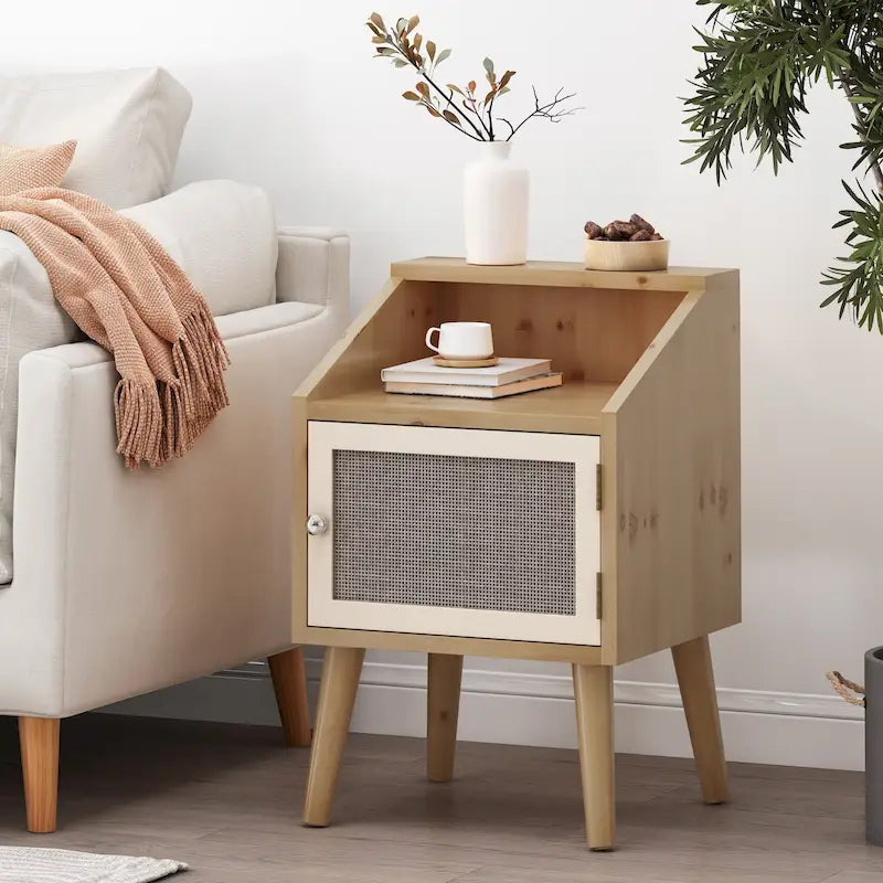End Table with Hutch