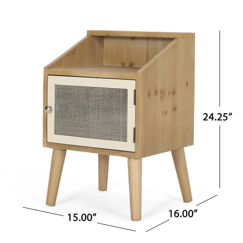 End Table with Hutch