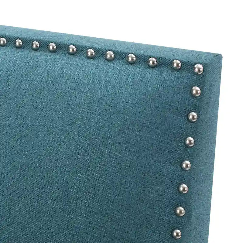 Studded Fabric Club Chair