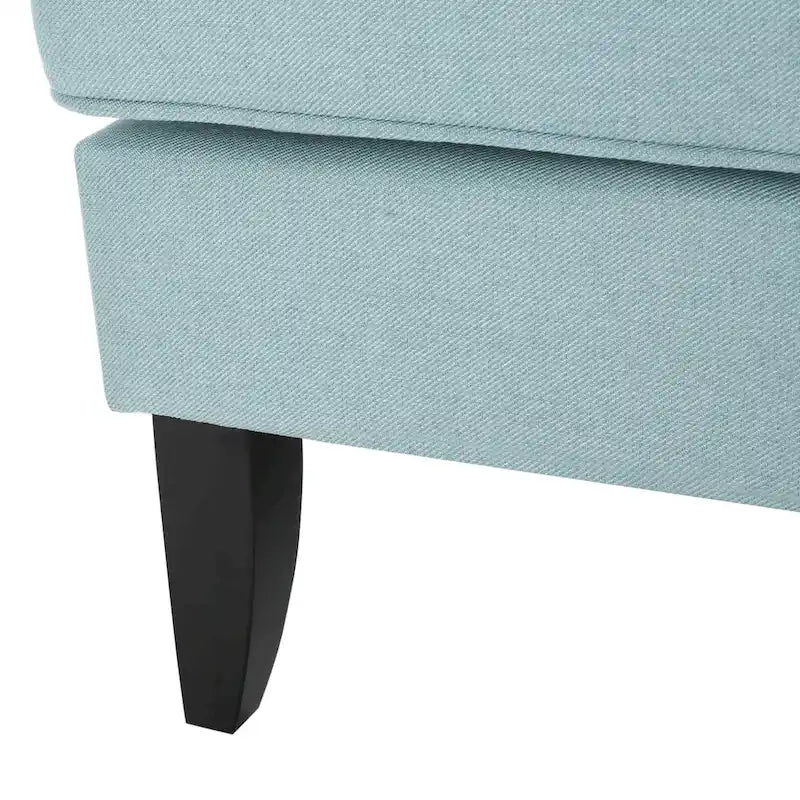 Studded Fabric Club Chair