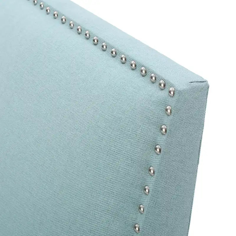Studded Fabric Club Chair