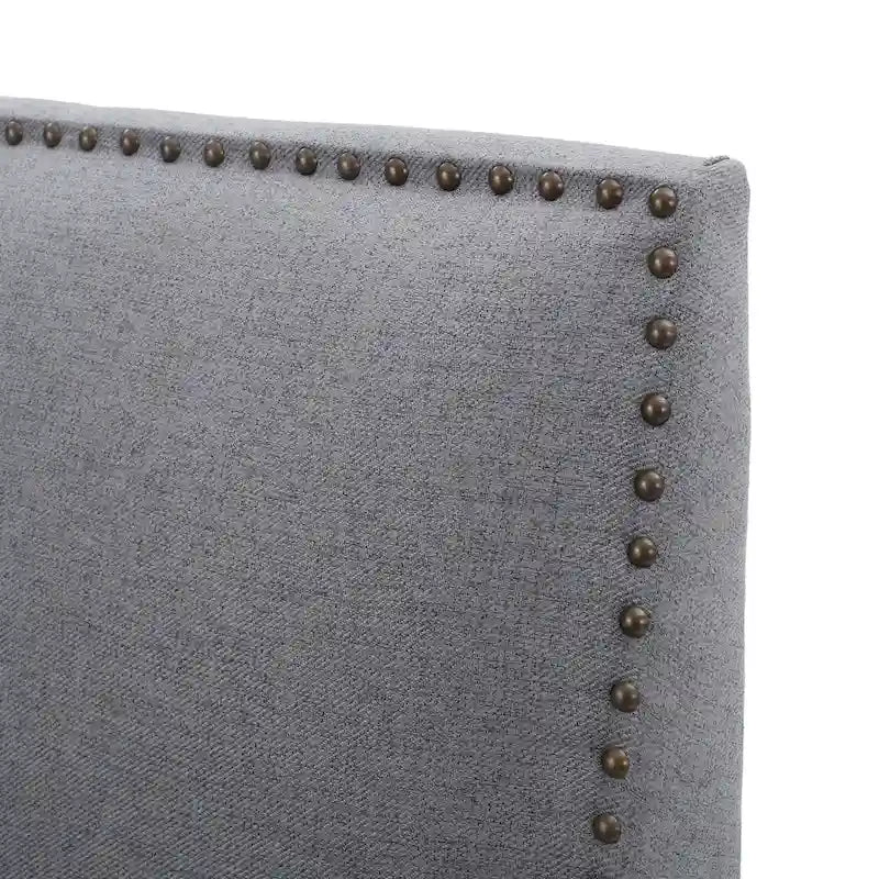 Studded Fabric Club Chair