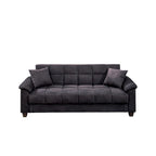 Microfiber Adjustable Sofa with Storage
