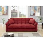 Microfiber Adjustable Sofa with Storage