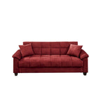 Microfiber Adjustable Sofa with Storage