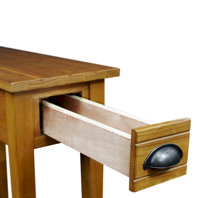9010 One Drawer Bin Pull Narrow Side Table