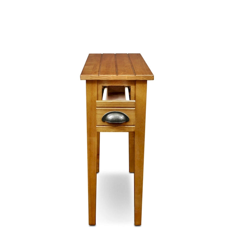 9010 One Drawer Bin Pull Narrow Side Table