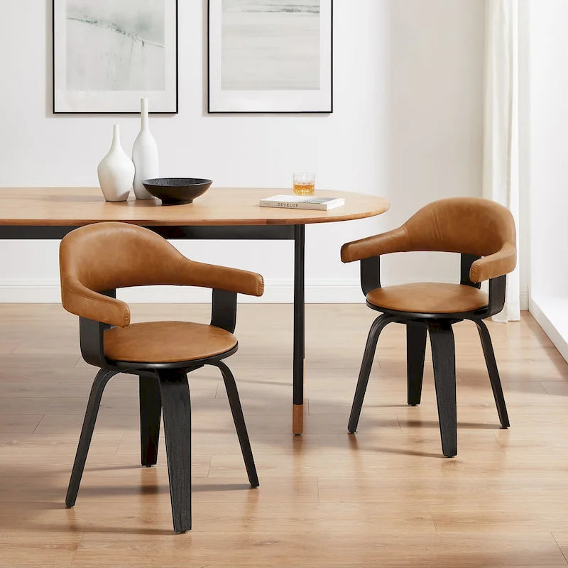 Mid-century Modern Swivel Accent Chair