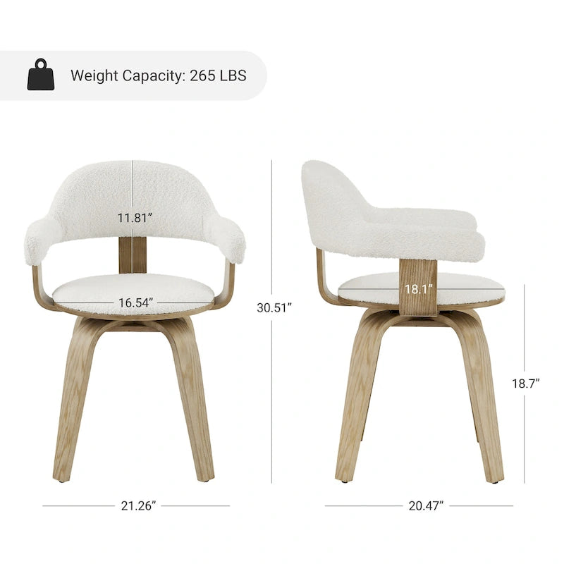 Mid-century Modern Swivel Accent Chair