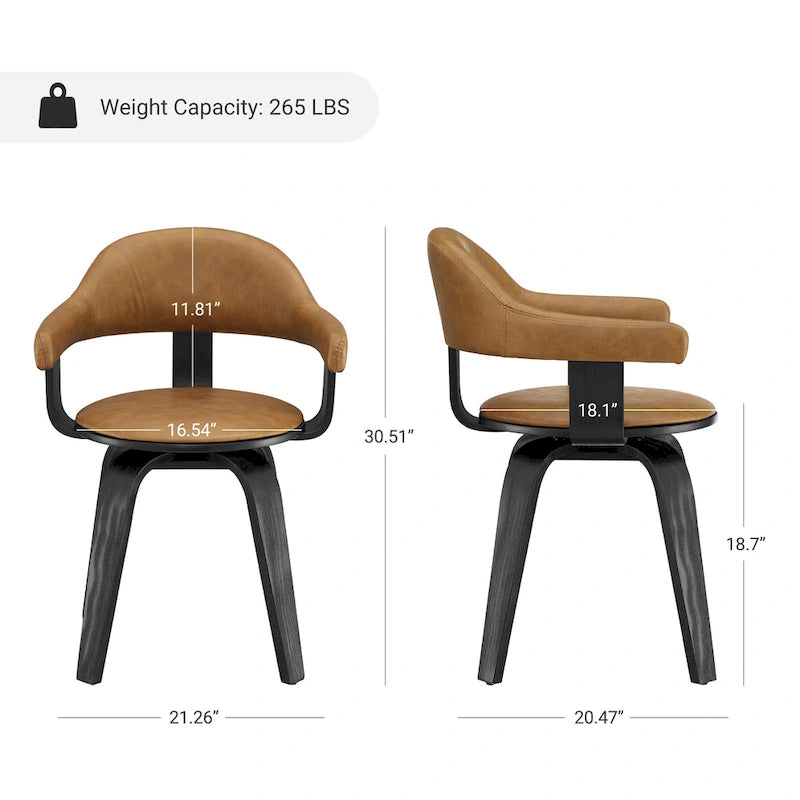 Mid-century Modern Swivel Accent Chair