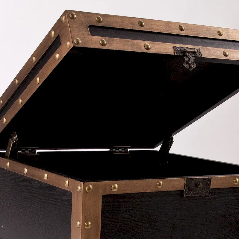Antique Trunk Side Table