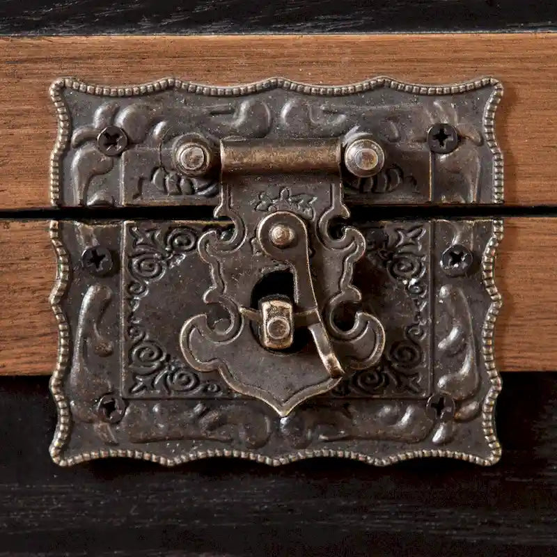 Antique Trunk Side Table