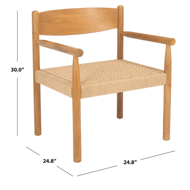Rope Accent Chair - 24.75 W x 24.75 L x 30 H - 25Wx25Dx30H