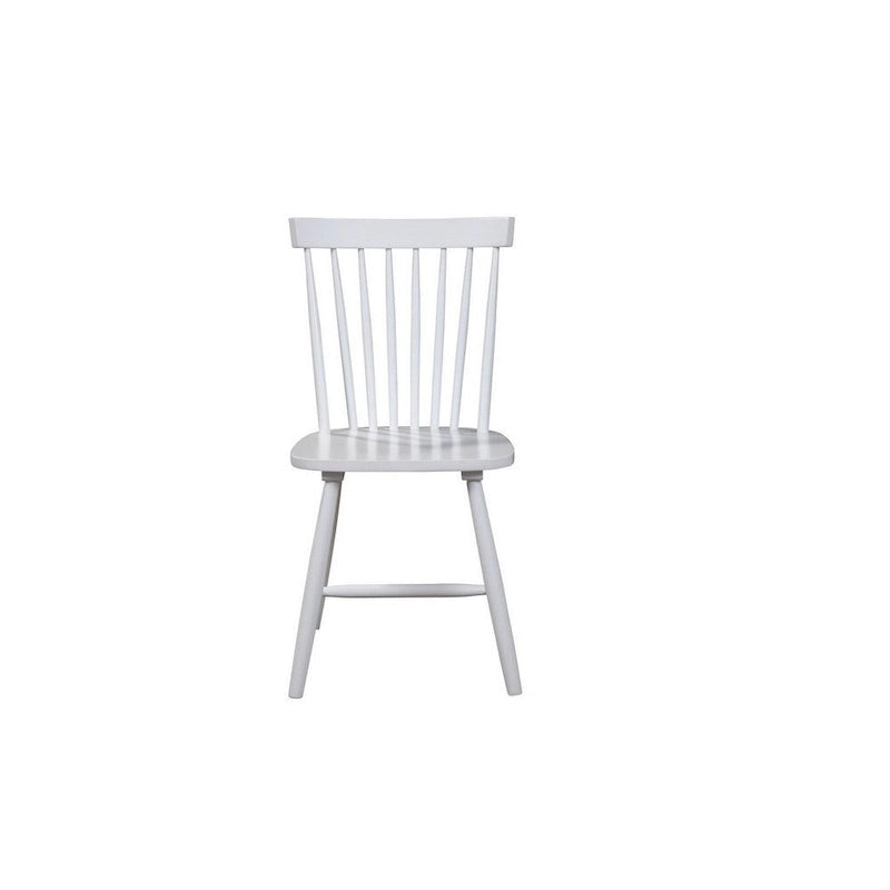 Dining Side Chair, Rubberwood, Windsor Back, Set of 2 - 19.5 L x 18 W x 34 H