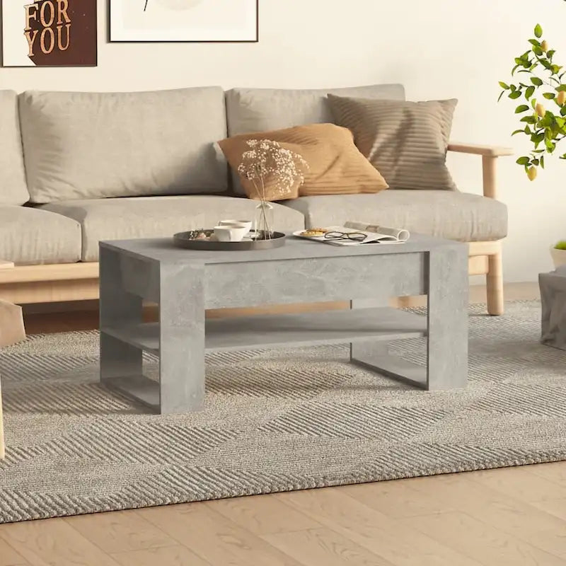 Coffee Table multicolor 40.2x21.7x17.7 Engineered Wood