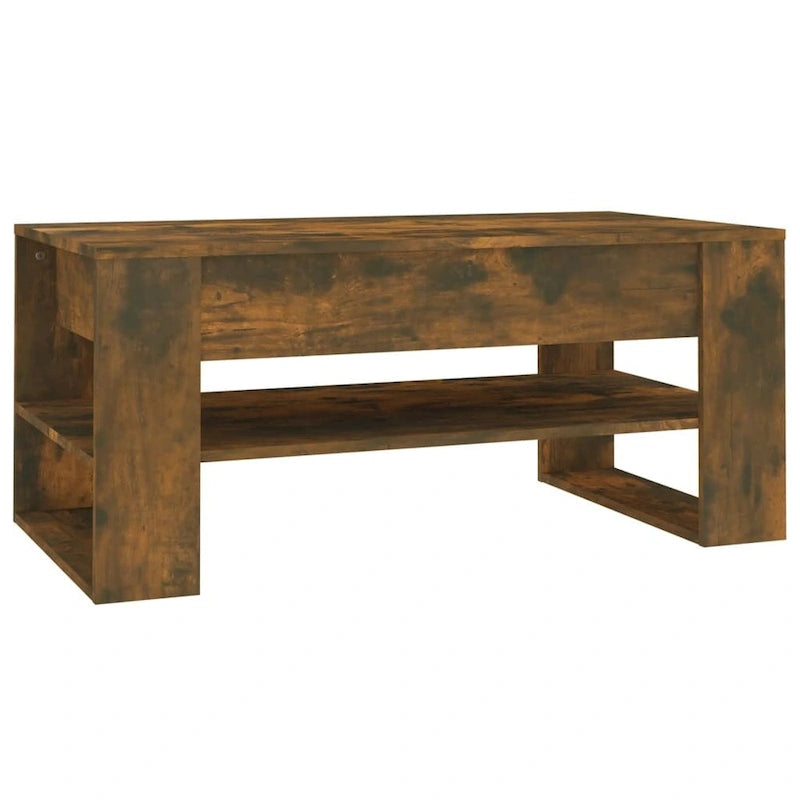 Coffee Table multicolor 40.2x21.7x17.7 Engineered Wood