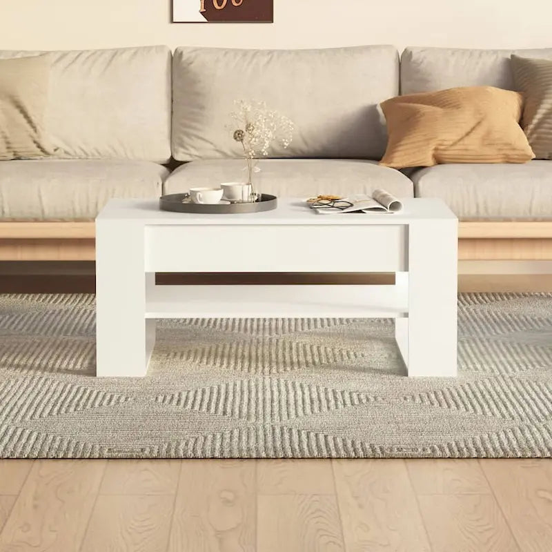 Coffee Table multicolor 40.2x21.7x17.7 Engineered Wood