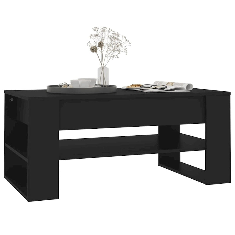 Coffee Table multicolor 40.2x21.7x17.7 Engineered Wood