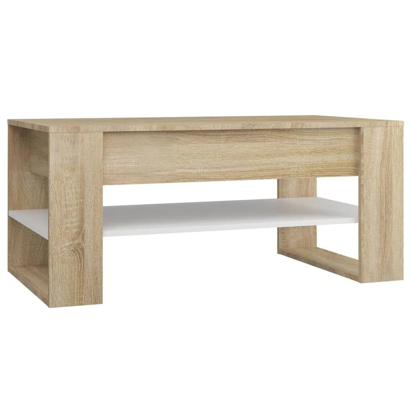 Coffee Table multicolor 40.2x21.7x17.7 Engineered Wood