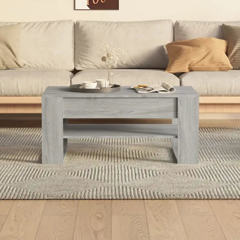 Coffee Table multicolor 40.2x21.7x17.7 Engineered Wood