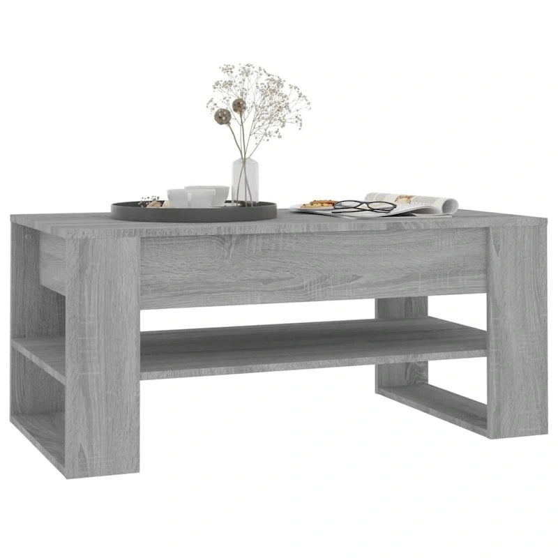 Coffee Table multicolor 40.2x21.7x17.7 Engineered Wood