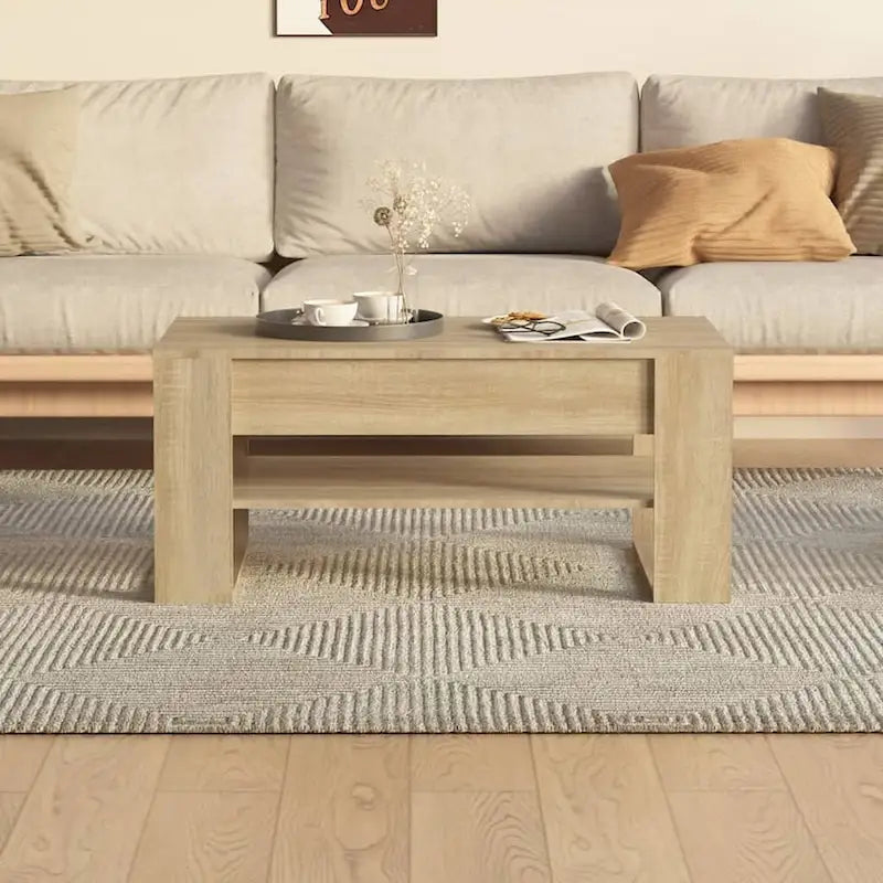Coffee Table multicolor 40.2x21.7x17.7 Engineered Wood