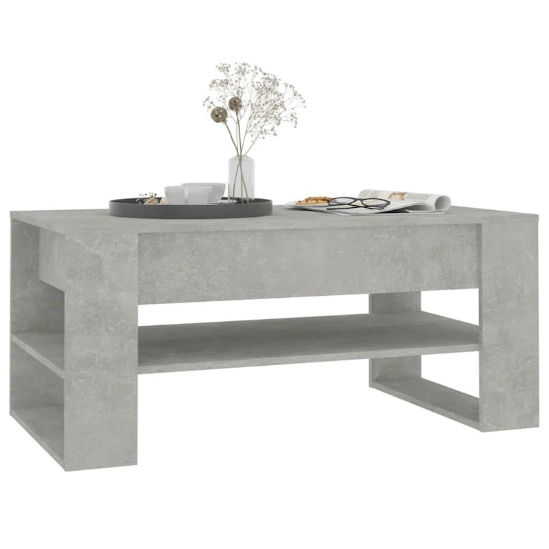 Coffee Table multicolor 40.2x21.7x17.7 Engineered Wood