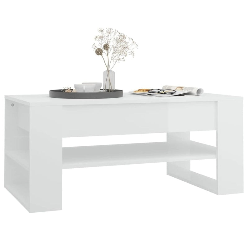 Coffee Table multicolor 40.2x21.7x17.7 Engineered Wood