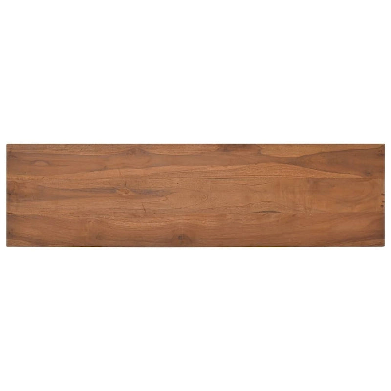 TV Cabinet 43.3x11.8x19.7 Solid Teak Wood - 43.3 x 11.8 x 19.7 - 43.3 x 11.8 x 19.7