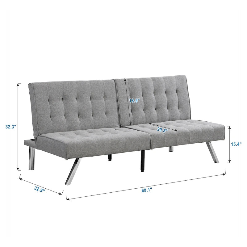 Modern Couch Fabric Comfy Sofa bed for Apartment, Living Room, Studio