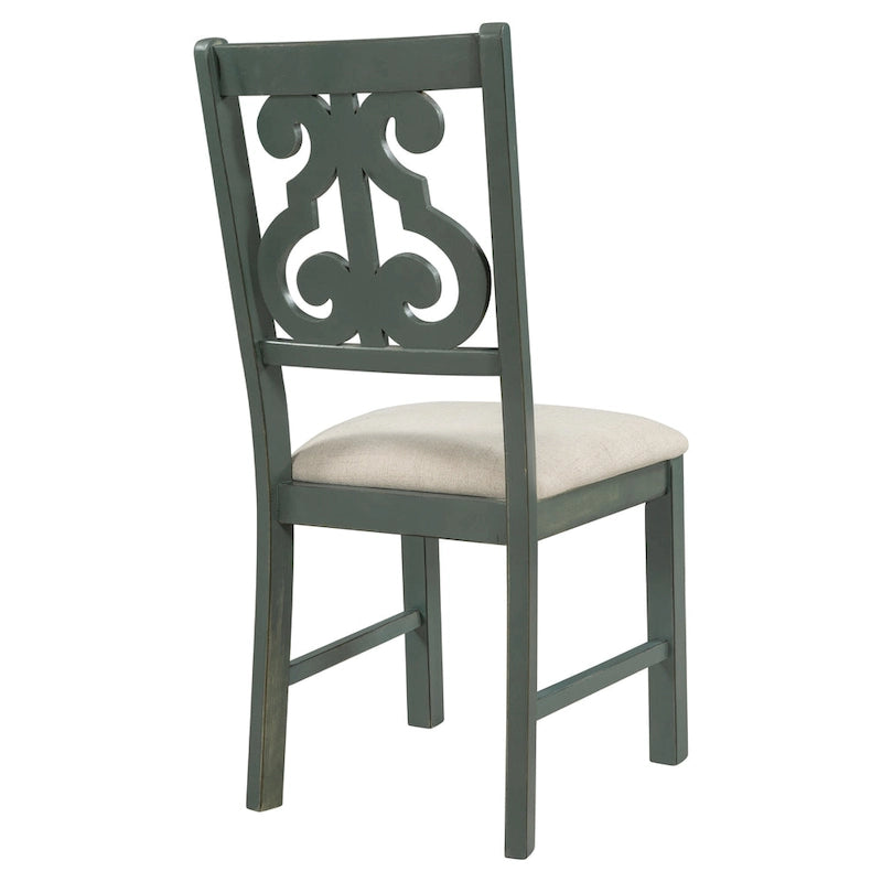 5-Piece Round Dining Table and Chair Set