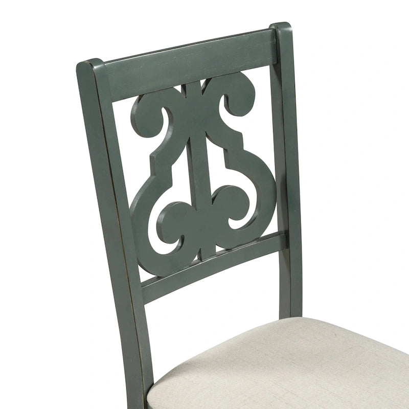 5-Piece Round Dining Table and Chair Set