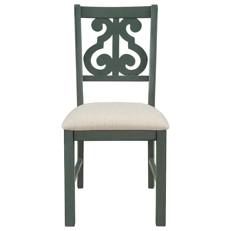 5-Piece Round Dining Table and Chair Set