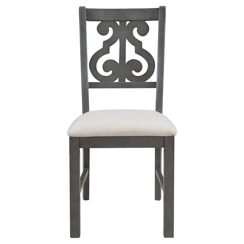 5-Piece Round Dining Table and Chair Set