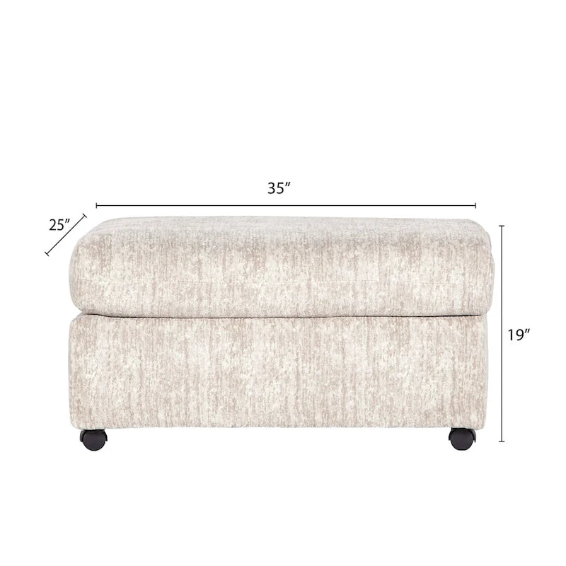 Wide Wale Corduroy Cuddle Chair and Ottoman Set