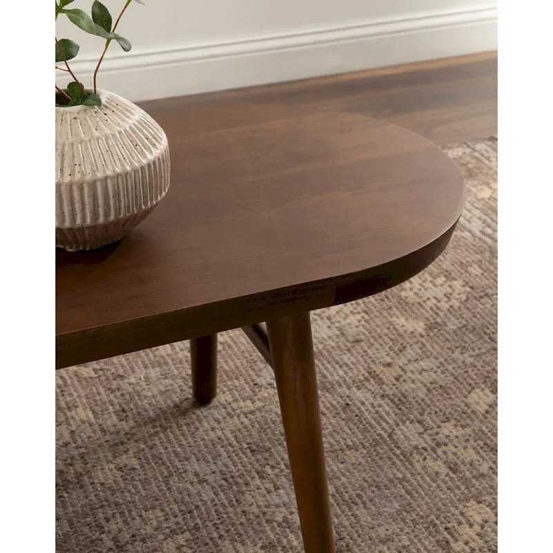 Oval Wood Coffee Table