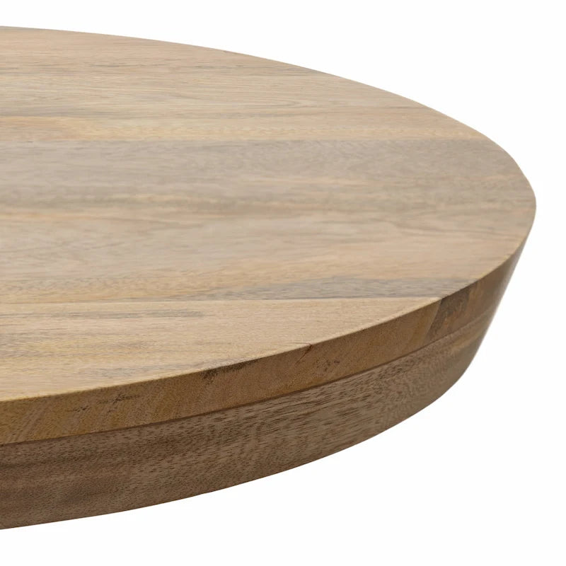 Oval Wood Coffee Table