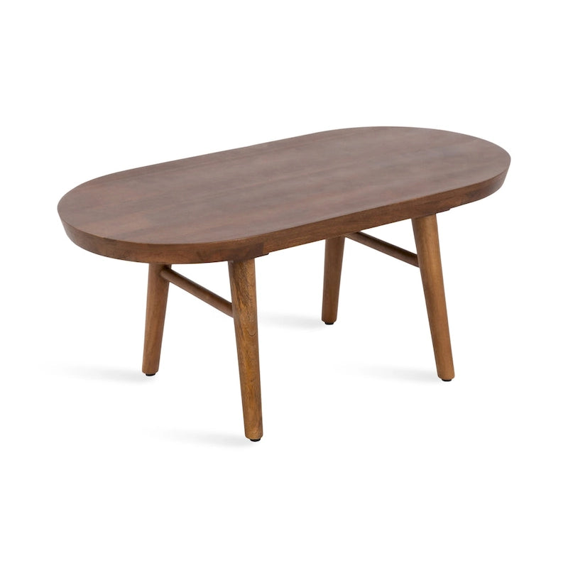 Oval Wood Coffee Table