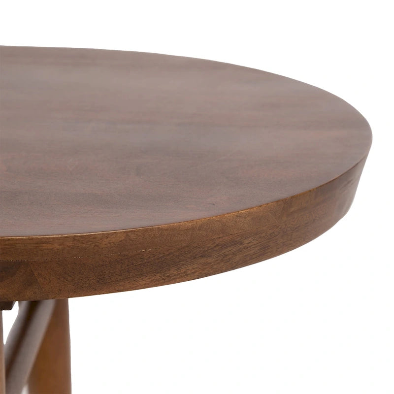 Oval Wood Coffee Table