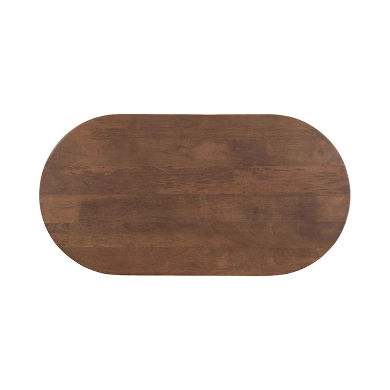 Oval Wood Coffee Table